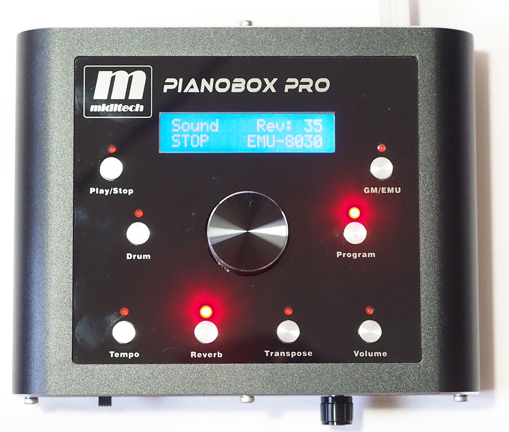 GM＋E-MU音源を搭載したMIDI拡張音源モジュール：PIANOBOX PRO 