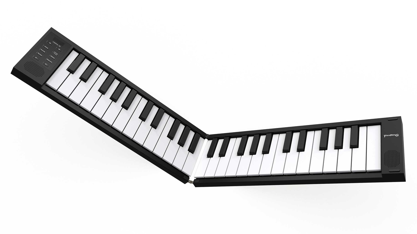 電子ピアノ　88鍵盤　充電タイプ　ブラック